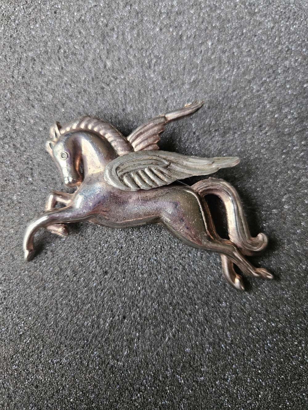 Vintage Pot Metal Flying Pegasus Brooch-Pin